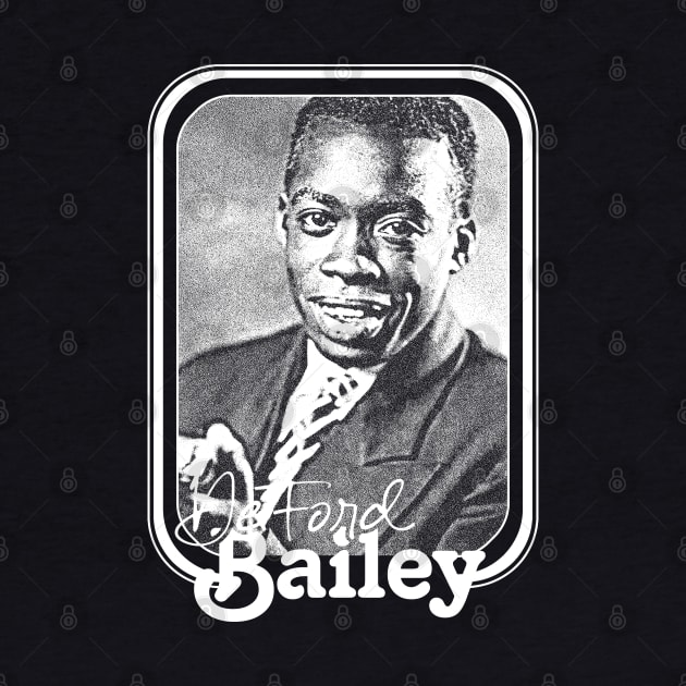 DeFord Bailey / Retro Style Country Artist Fan Design by DankFutura